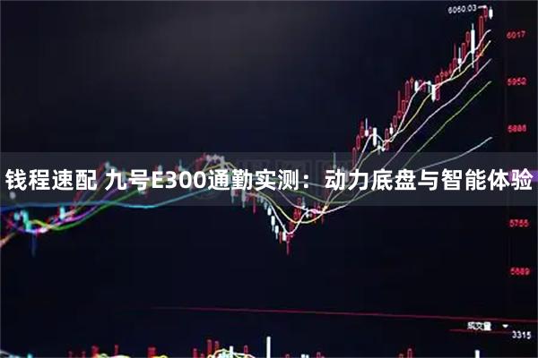 钱程速配 九号E300通勤实测：动力底盘与智能体验